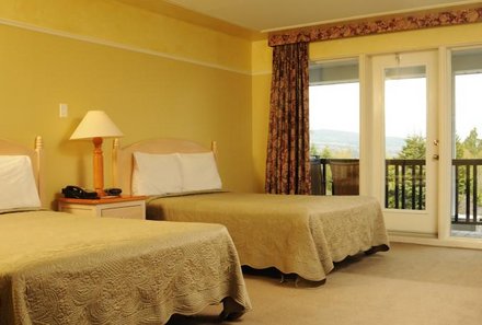 Ostkanada for family - Ostkanada Familienreise mit Kindern - Hotel Au Petit Berger - Zimmer mit Betten
