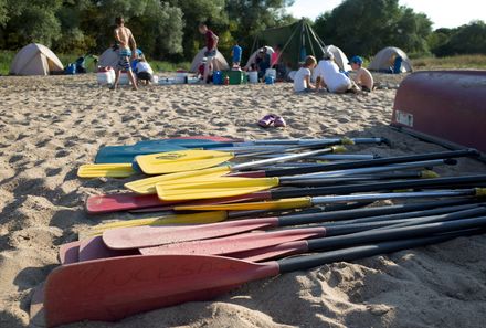 Familienreise Fankreich - Frankreich for family im Kanu - Paddel