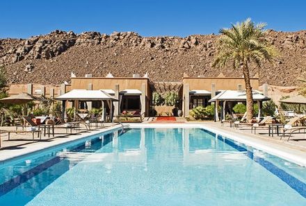 Marokko Familienreise - Pool Bab Rimal