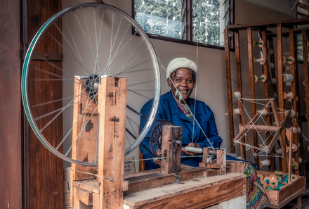 Tansania Familienreise - Tansania for family - Shanga Weberei