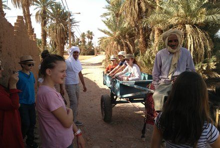 Marokko mit Kinder - Reisebericht Marokko mit Kindern - Ausfahrt mit Esel