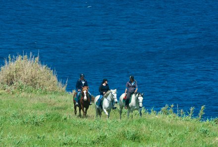 Azoren Family & Teens - Reitausflug - Pferde am Meer