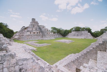 Mexiko Familienreise - Ausgrabungsstätte Edzna