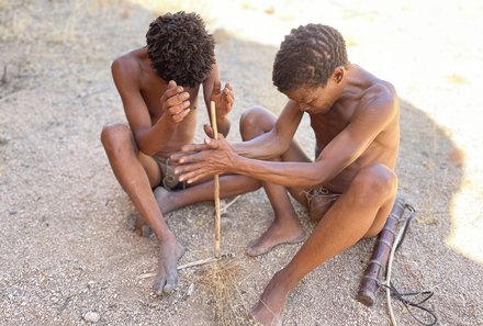 Namibia mit Kindern - Namibia for family - Junge San