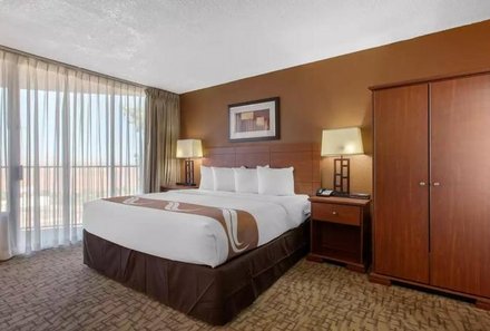 USA Südwesten for family - Quality Inn View of Lake Powell Page - Zimmer