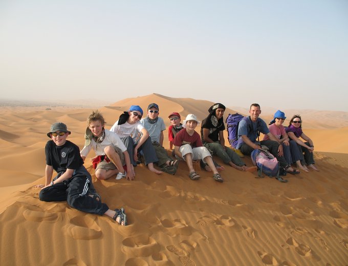 Marokko Familienreise - Familien in der Wüste