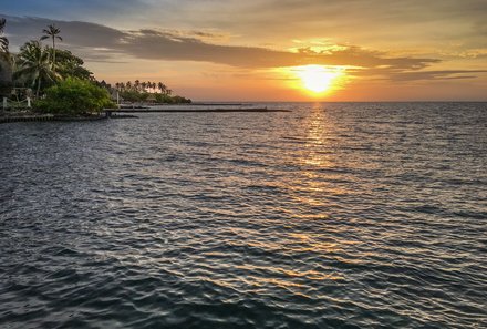 Kolumbien Familienreise - Kolumbien Family & Teens - Sonnenuntergang auf der Isla Mucura