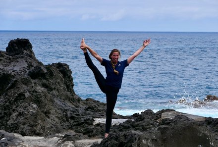 Azoren Family & Teens - Faial Island - Yoga am Meer