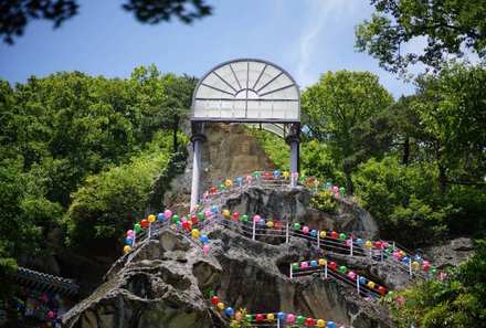 Südkorea for family - Golgulsa-Tempel - Eingang