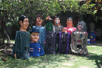 Familienurlaub Costa Rica - Costa Rica for family - Figuren des Maskenbildners Tony