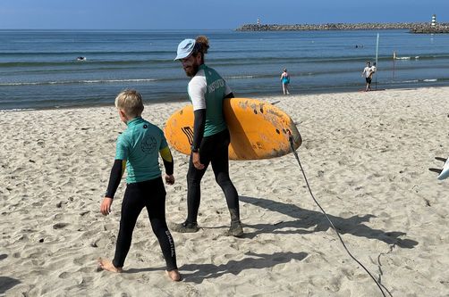 Portugal for family - Reisebericht - Kinder Surfunterricht
