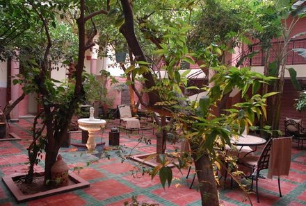 Marokko Family & Teens - Riad Dar Nejma - Innenhof vom Hotel