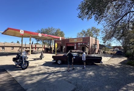 USA Südwesten mit Kindern - USA for family individuell - Kalifornien, Nationalparks & Las Vegas - Route 66 - Tankstelle