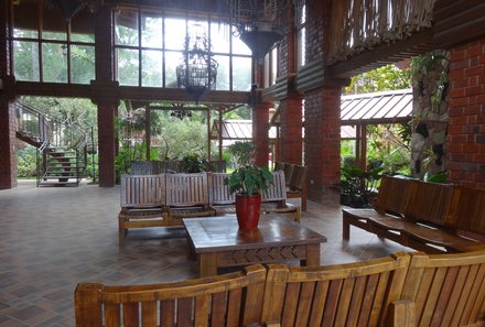 Dominikanische Republik mit Kindern - Dom Rep Familienreise - Jarabacoa - Gran Jimenoa - Lobby