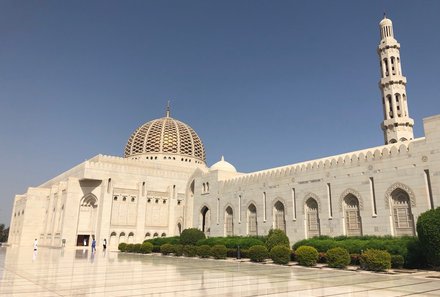 Oman mit Kindern individuell - Oman for family individuell Familienabenteuer Wüste & Berge - Sultan Qaboos Moschee