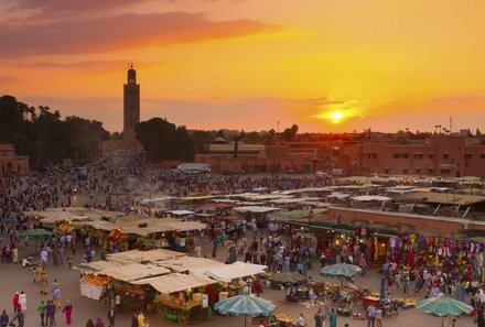 Familienreise Marokko - Marokko for family - Jamaa el Fna