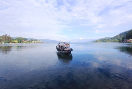 Bali mit Kindern - Bootsfahrt auf Sumatra