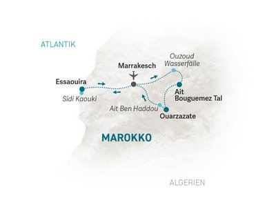 Marokko mit Kindern - Marokko Family & Teens Summer - Reiseroute Marokko 2024