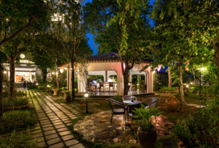 Vietnam Familienurlaub - Restaurant Ninh Binh Hidden Charm Bar