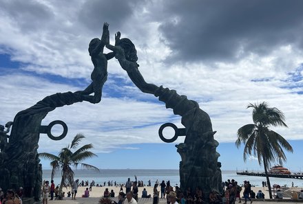 Familienreise Mexiko - Mexiko for family - Playa del Carmen - Warzeichen