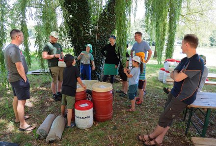 Familienreise Frankreich - Frankreich for family im Kanu - Besprechung