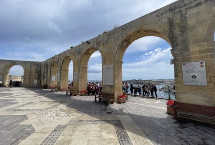 Malta Familienreise - Malta for family - Rallye durch Valletta - Obere Barrakka Gärten