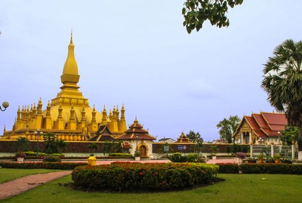 Vietnam & Laos mit Kindern - Vietnam & Laos for family individuell - Vientiane That Luang Stupa
