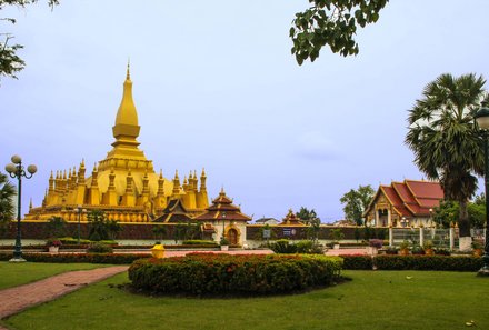 Vietnam & Laos mit Kindern - Vietnam & Laos for family individuell - Vientiane That Luang Stupa