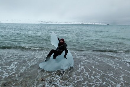 Familienreise Arktis - Arktis Reise mit Jugendlichen - Eisscholle