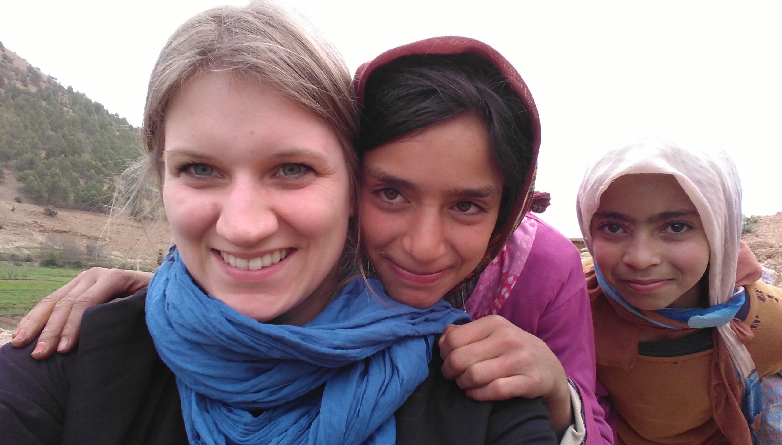 Marokko mit Kindern - Melanie im Berberdorf