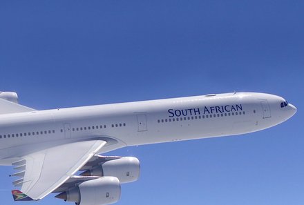 Familienreise Südafrika - Südafrika for family - Flug Johannesburg