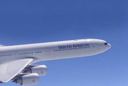 Südafrika Familienreise - Südafrika for family -  best of safari - Flug nach Johannesburg