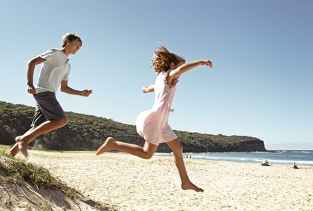  Australien for family - Australien Familienreise - Kinder am Strand