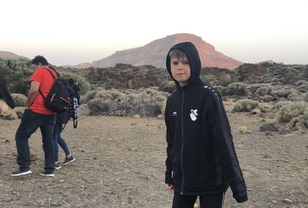 Teneriffa Familienurlaub - Teneriffa for family - Abendwanderung im Teide NP um Sterne zu beobachten