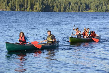 Familienreise Schweden - Schweden for family -  zwei Canadier