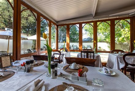 Familienreise Garden Route - Familiensafari zum Bestpreis - Evergreen Lodge - Restaurant