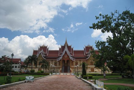 Laos und Vietnam Familienreise - Laos und Vietnam Reise mit Kindern - Stadttour Tempel