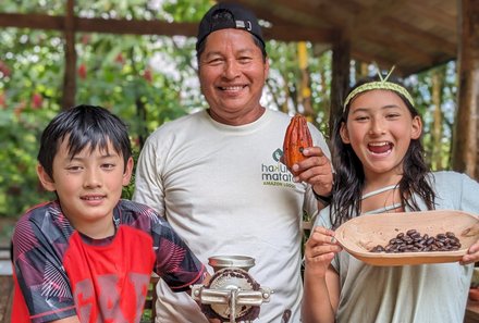 Familienreise Galapagos und Ecuador - Galapagos Family & Teens - Schokoladenworkshop Hakuna Matata Amazon Lodge