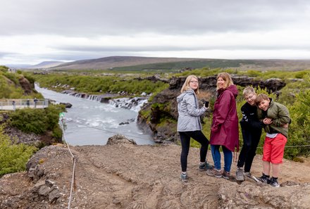 Island Familienreise - Island for family - Gletscher Hraunfossar
