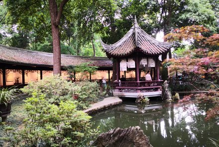 China Familienreise - China mit Jugendlichen -  Park Dichter Dufu