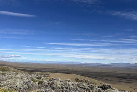 Patagonien mit Jugendlichen - Wandern mit Kindern in Argentinien und Chile - Natur und blauer Himmel