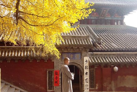 China Familienreise - China mit Jugendlichen - Mönch im Shaolin Kloster