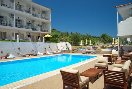 Griechenland Familienreise - Griechenland Family & Teens - Alonnisos - Hotel Nereides - Pool