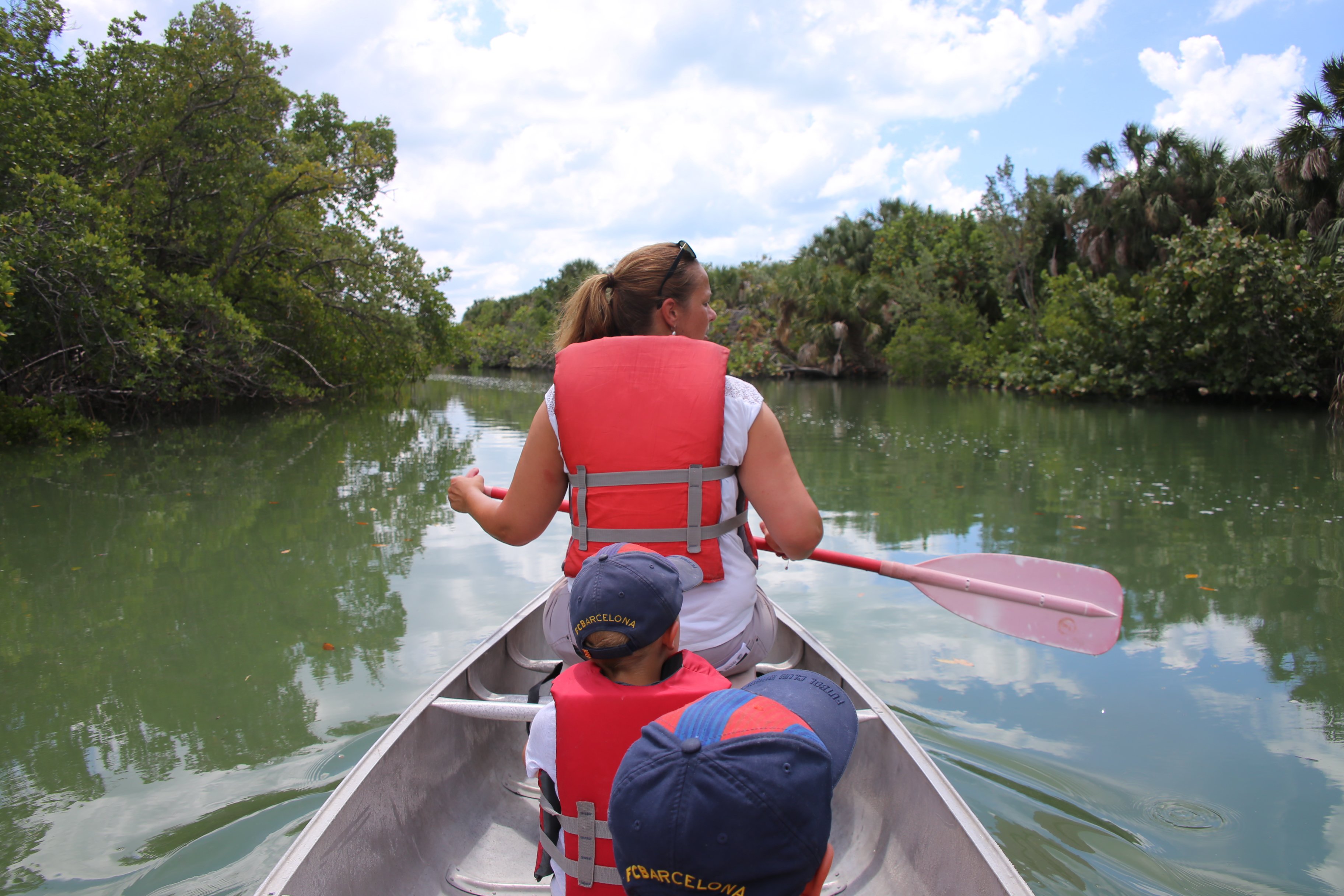 Urlaub mit Kleinkind - Reisen mit Kleinkindern - Fernreise mit Kleinkind - Florida - Kanutour Lovers Key State Park