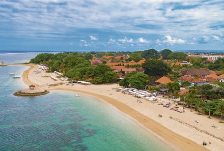 Bali mit Kindern - Bali for family - Erholung am Strand von Sanur