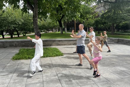 China mit Kindern - China for family - Schattenboxen