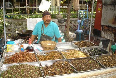 Thailand mit Kindern - Elternzeit in Thailand - Bangkok Markt