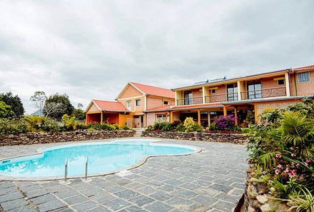 Madagaskar Familienreise - Madagaskar Family & Teens - Ranomafana - Hotel Ny Tanana - Pool