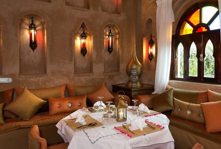 Familienreise Marokko - Marokko for family Deluxe - Ouarzazate Oz Palace - Einrichtung