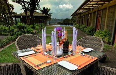 Sri Lanka for family - Thilanka Hotel -Essensbereich